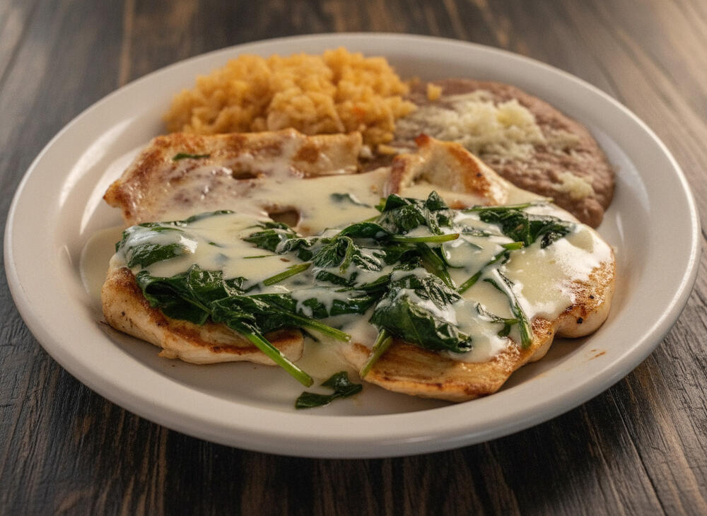 Pollo Espinaca